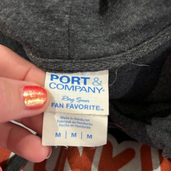 GRAY Hoodie Medium Dunkie Junkie Long Sleeve Pullover Hoodie - Picture 3 of 5